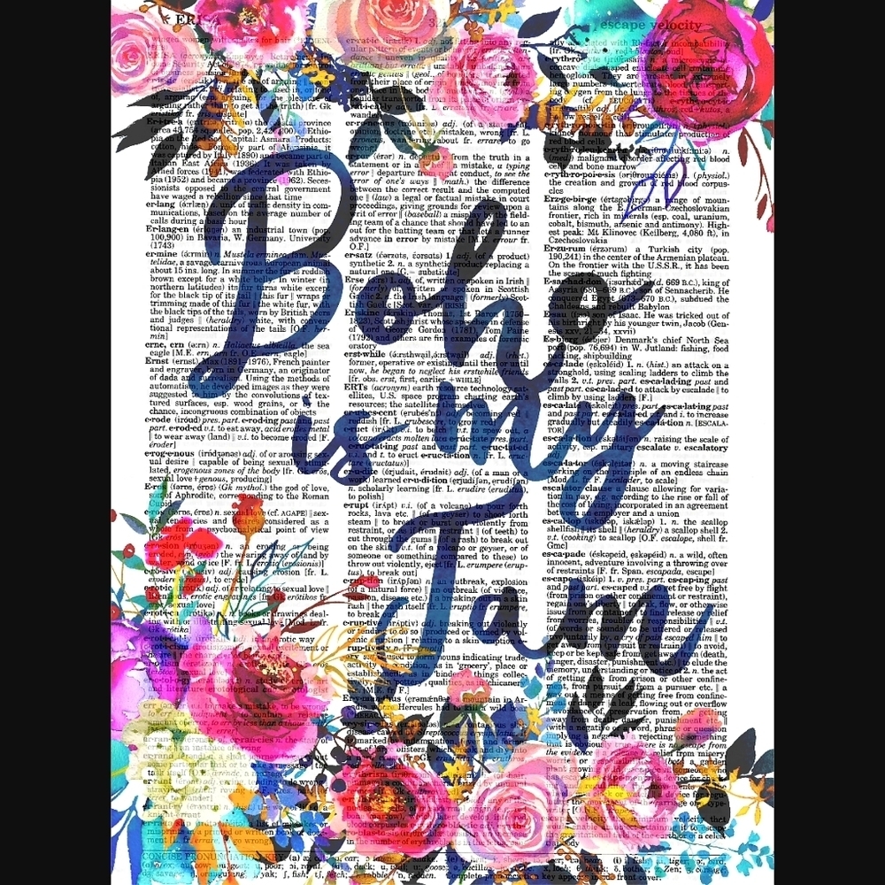 Boho is my Jam Vintage Dictionary Art Print